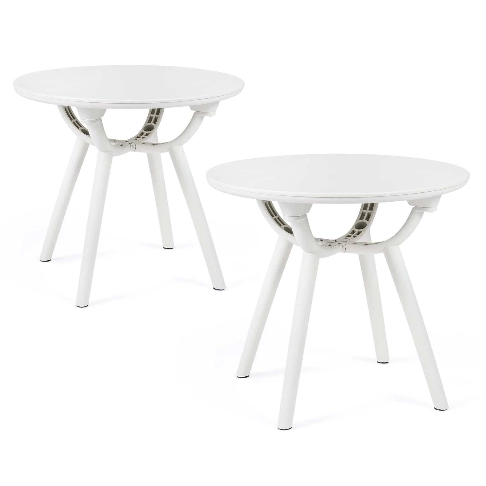 Tangkula Outdoor 20" Round Patio Bistro Table (1/2 Pack)