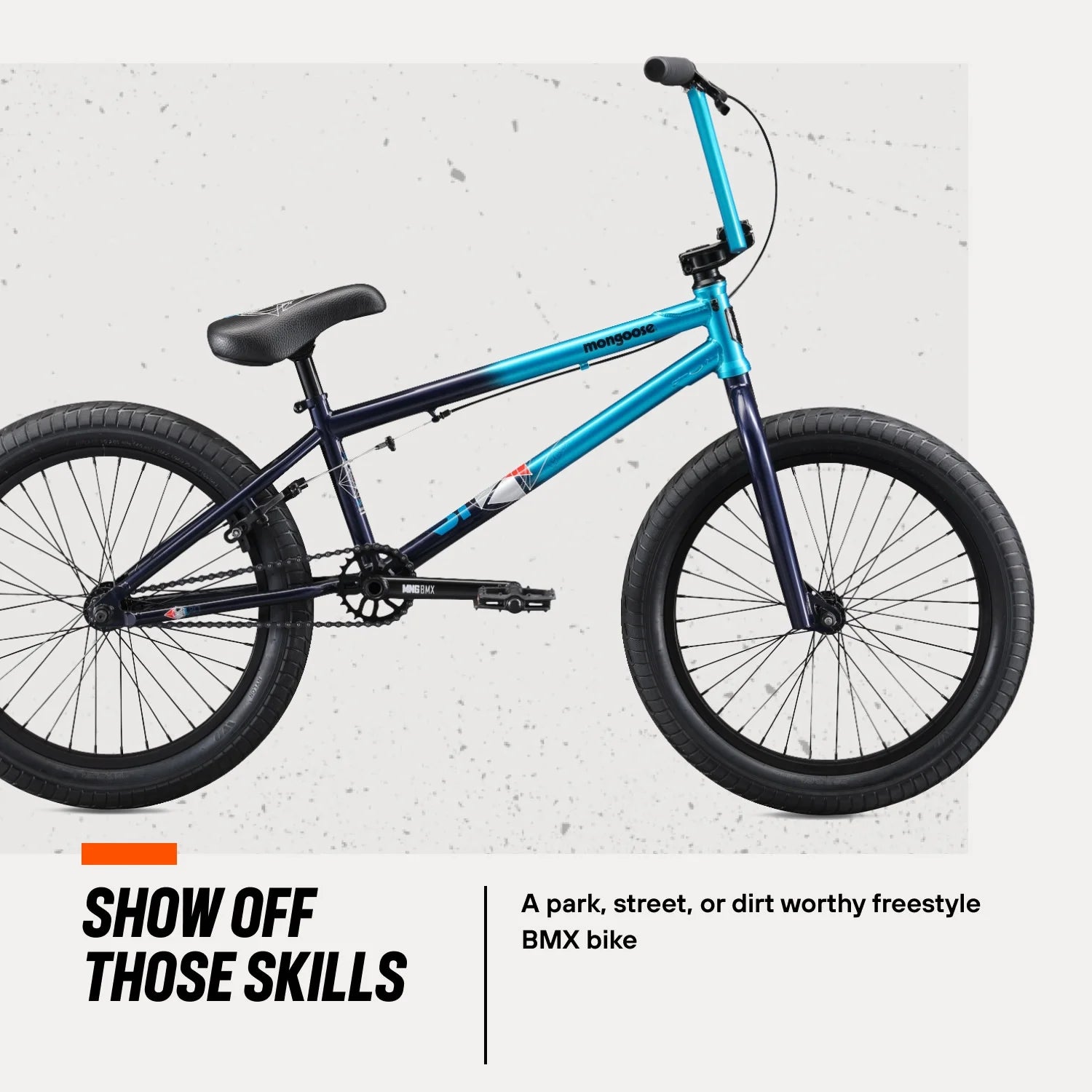 Mongoose Legion L80 Freestyle BMX Bike, 20" Wheels, Ages 8 and up, Teal
