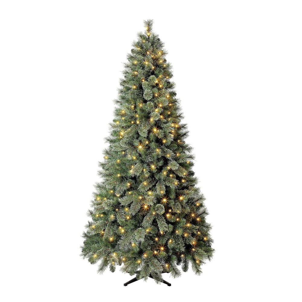 Holiday Time TG76M3K79D14 7.5 ft Pre-Lit Liberty Pine Artificial Christmas Tree, Color-Changing LED Lights
